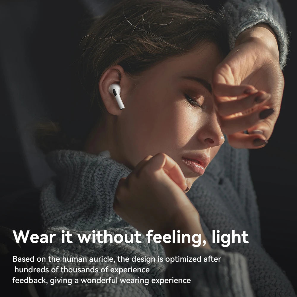 HOCO EW60 Bluetooth 5.0 Earbuds Wireless Hi-Res Audio Earphones Touch Control Waterproof Sports Headset with Mic for Running Fit